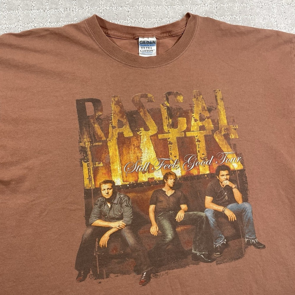 Vintage 2007 Rascal Flatts Still Feels Good Size 2XL Y2K Country Band Tour Shirt